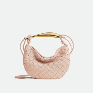 보테가 베네타 여성 핑크 사딘 초크 - Bottega Veneta Womens Pink Sardine Bag 