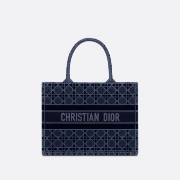 디올 여성 네이비 북토트 - Dior Womens Navy Book Tote 