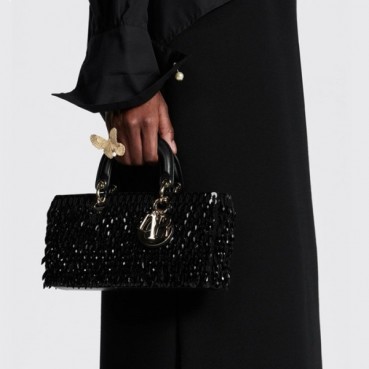디올 여성 블랙 디조이 백 - Dior Womens Black D