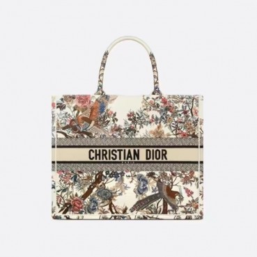 디올 여성 화이트 북토트 - Dior Womens White Book Tote 