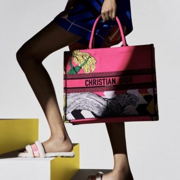 디올 여성 핑크 북토트 - Dior Womens Pink Book Tote 