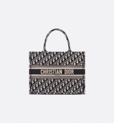 디올 여성 네이비 북토트 - Dior Womens Navy Book Tote 