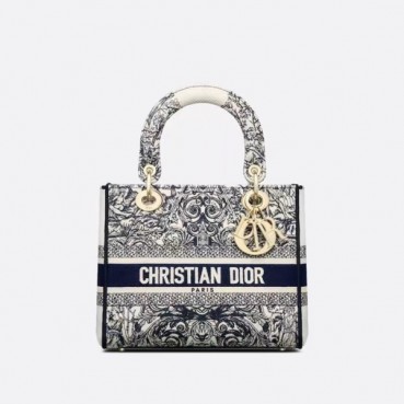 디올 여성 블랙 레이디 백 - Dior Womens Black Lady Bag 