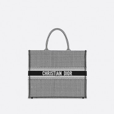 디올 여성 블랙 북토트 - Dior Womens Black Book Tote 