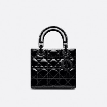 디올 여성 블랙 레이디 백 - Dior Womens Black Lady Bag 