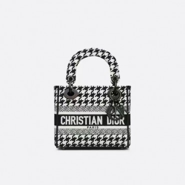 디올 여성 블랙 미니 레이디 백 - Dior Womens Black Lady Bag 