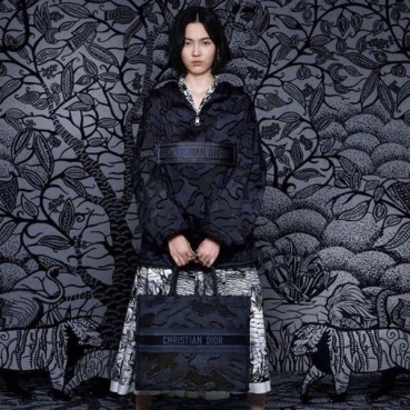 디올 여성 네이비 북토트 - Dior Womens Navy Book Tote 