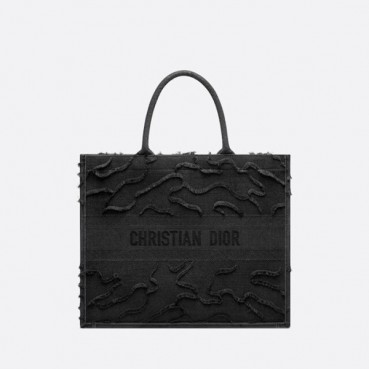 디올 여성 블랙 북토트 - Dior Womens Black Book Tote 
