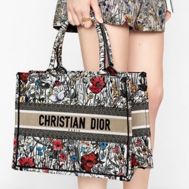 디올 여성 블랙 북토트 - Dior Womens Black Book Tote 