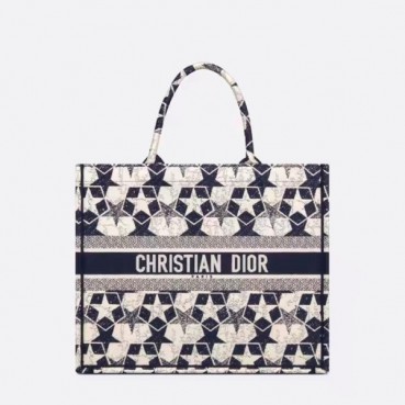 디올 여성 블랙 북토트 - Dior Womens Black Book Tote 