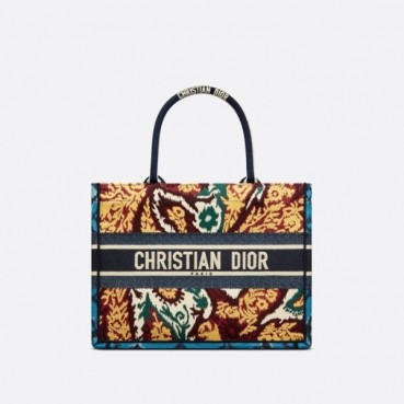 디올 여성 블루 북토트 - Dior Womens Blue Book Tote 