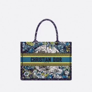 디올 여성 블루 북토트 - Dior Womens Blue Book Tote 
