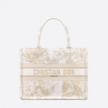 디올 여성 화이트 북토트 - Dior Womens White Book Tote 
