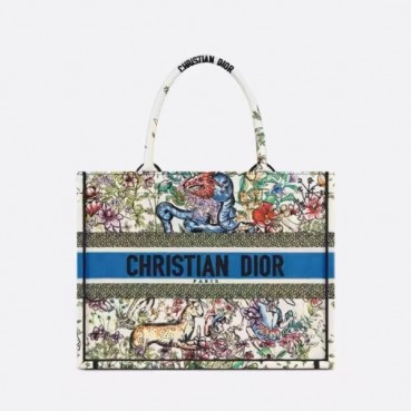 디올 여성 블루 북토트 - Dior Womens Blue Book Tote 