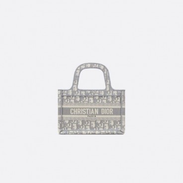 디올 여성 그레이 미니 북토트 - Dior Womens Mini Book Tote 