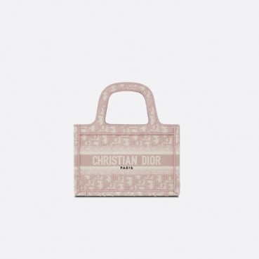 디올 여성 핑크 미니 북토트 - Dior Womens Mini Book Tote 