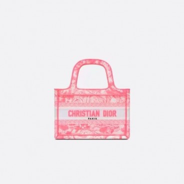 디올 여성 핑크 미니 북토트 - Dior Womens Pink Book Tote 