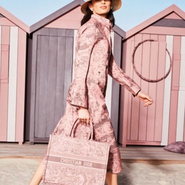 디올 여성 핑크 북토트 - Dior Womens Pink Book Tote 