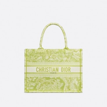디올 여성 그린 북토트 - Dior Womens Green Book Tote 