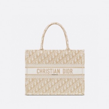 디올 여성 골드 북토트 - Dior Womens Gold Book Tote 