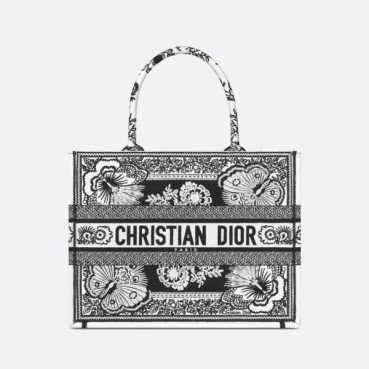 디올 여성 블랙 북토트 - Dior Womens Black Book Tote 