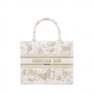 디올 여성 화이트 북토트 - Dior Womens White Book Tote 