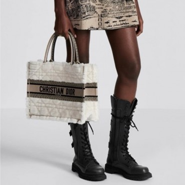 디올 여성 화이트 북토트 - Dior Womens White Book Tote 