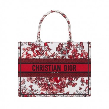 디올 여성 레드 북토트 - Dior Womens Red Book Tote 