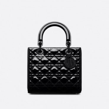 디올 여성 블랙 레이디 백 - Dior Womens Black Lady Bag 