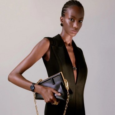 펜디 여성 블랙 퍼스트 백 - Fendi Womens First Bag 