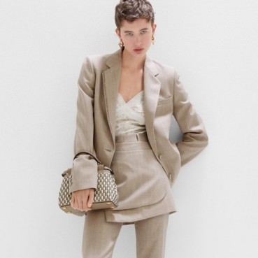 펜디 여성 그레이 피카부 백 - Fendi Womens Gray Peekaboo 