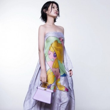 펜디 여성 퍼플 피카부 백 - Fendi Womens Purple Peekaboo 