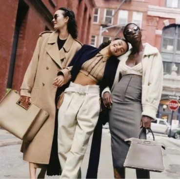 펜디 여성 그레이 피카부백 - Fendi Womens Gray Peekaboo 