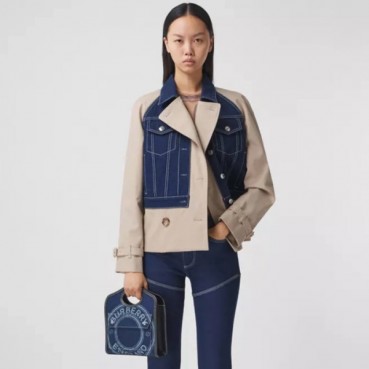 버버리 여성 블루 토트백 - Burberry Womens Blue Tote Bag 
