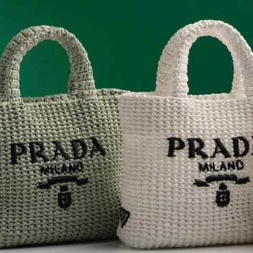 프라다 여성 화이트 토트백 - Prada Womens White Tote Bag 
