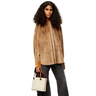 로에베 여성 베이지 토트백 - Loewe Womens Beige Tote Bag 