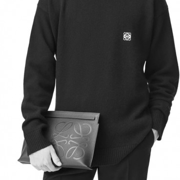 로에베 남성 네이비 핸드백 - Loewe Mens Navy Hand Bag 