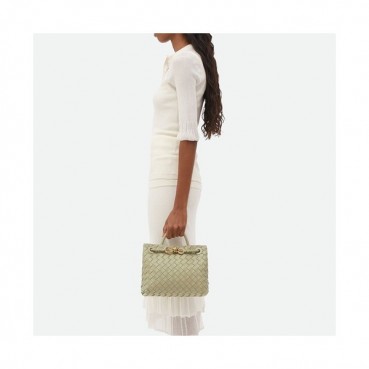 보테가베네타 여성 민트 토트백 - Bottega Veneta Womens Mint Tote Bag 