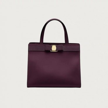 페라가모 여성 바라보우 탑핸들 - Ferragamo Womens Vara Bow top handle 