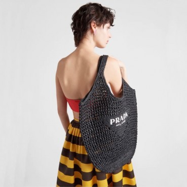프라다 여성 블랙 토트백 - Prada Womens Black Tote Bag 