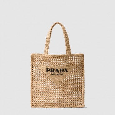 프라다 여성 크로셰 토트백 1BG393 - Prada Womens Crochet Tote Bag 