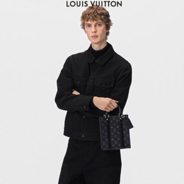 루이비통 남성 블랙 미니 토트백 - Louis Vuitton Mens Black Tote Bag 