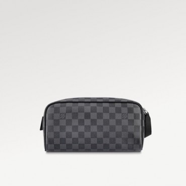 루이비통 남성 모노그램 블랙 핸드백 - Louis vuitton Mens Black Hand Bag 