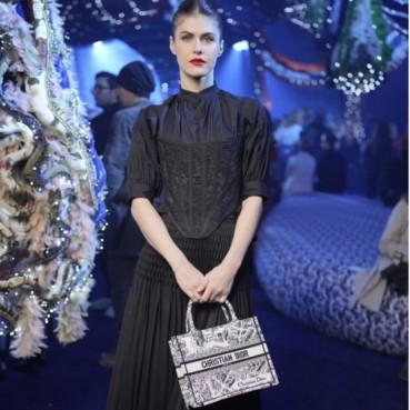 디올 여성 블랙 북토트 - Dior Womens Black Book Tote 