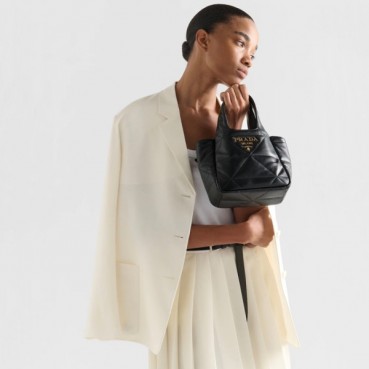 프라다 여성 블랙 토트백 - Prada Womens Black Tote Bag 