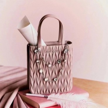미우미우 여성 핑크 핸드백 - Miumiu Womens Pink Hand Bag 