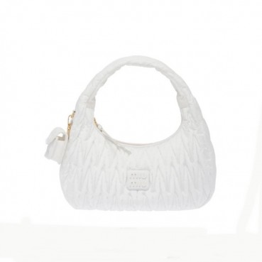미우미우 여성 화이트 토트백 - Miumiu Womens White Tote Bag 