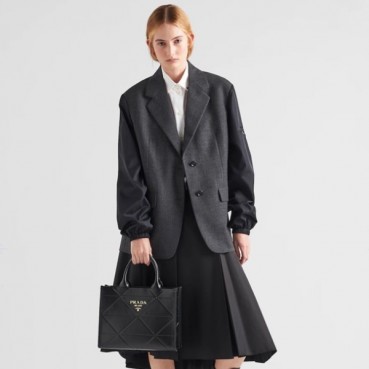 프라다 여성 블랙 토트백 - Prada Womens Black Tote Bag 