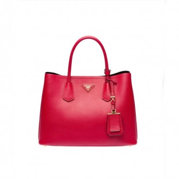 프라다 여성 레드 더블백 - Prada Womens Red Double Bag 