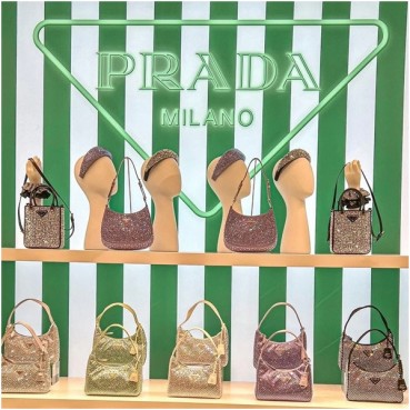 프라다 여성 핑크 토트백 - Prada Women Pink Tote Bag 